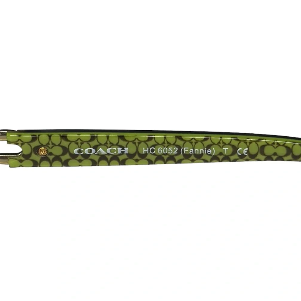 Coach HC5232 Fannie Dark Tortoise/Green Sig C Eyeglass Glasses Frames 52-16 135